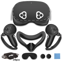 کیت محافظ کامل عینک واقعیت مجازی meta quest 3s سیلیکونی