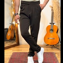 شلوار کمر ایتالیایی پارچه بزیاق درجه یک پرمیوم | تضمین بهترین کیفیت