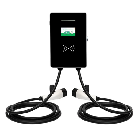 شارژر دیواری 14کیلووات همراه دو کانکتور TYPE2 و GB/T