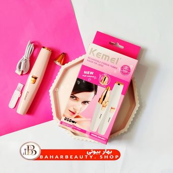 شیور و موزن ابرو بانوان کیمی مدل KM‑6667 – شارژی، ظریف و ضد حساسیت