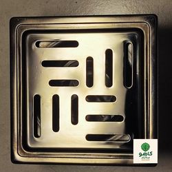 کفشور نقطه ای 10*10 استیل304 فیگو- رنگ استیل دودی 990476