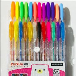 خودکار اکلیلی و نئونی 24 عددی zuixua خرسی