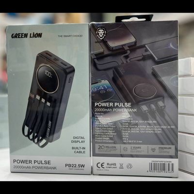 پاوربانک Green Lion مدل PX12 (Power Pulse) ظرفیت 20,000mAh