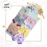 هدبند بچه گانه 12عددی عمده هدبند نوزادی کشی طرح بابونه