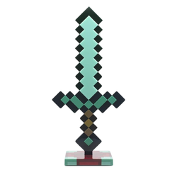 شمشیر الماسی ماینکرافت چراغ دار چند رنگ نور اورجینال طرح چراغ خواب شارژی Minecraft Diamond Sword