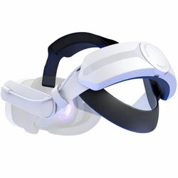 بند پشت سر strap مخصوص عینک واقعیت مجازی باطری دار meta quest 3 v 3s aubika