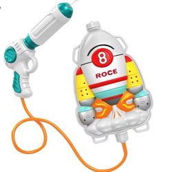 اسباب بازی تفنگ آبپاش کوله ای همراه مخزن 2 لیتری کد ZS 8104