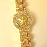 دستبند طلایی تاج طلایی شیر