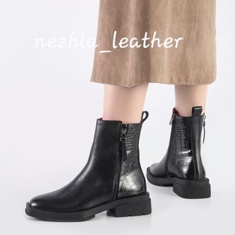 نیم بوت تمام چرم کد 1328