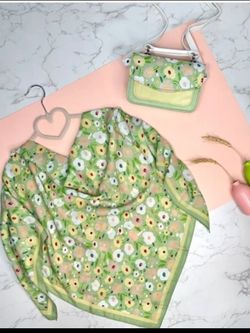 ست کیف و روسری طرح نوجوان کد 3