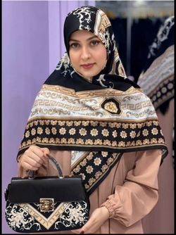 ست کیف و روسری طرح A3 کد91