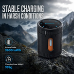 شارژر هوشمند و باکس نگهداری باتری پاورولوژی Powerology Neon Smart Battery Charging Case همراه با 8 باتری قلمی