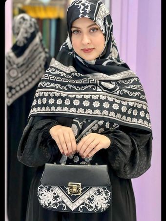 ست کیف و روسری طرحA3 کد 93