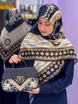 ست روسری و کیف طرحB2 کد 92