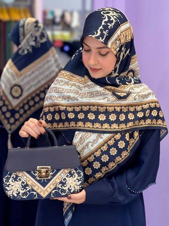 ست روسری و کیف طرحB2 کد 92