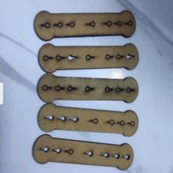 نگهدارنده چوبی فتیله سایز کوچک بسته 5 عددی