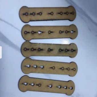 نگهدارنده چوبی فتیله سایز کوچک بسته 5 عددی