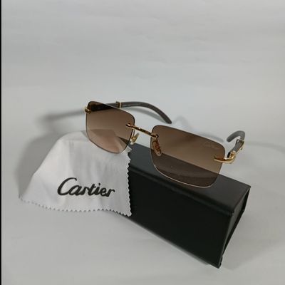 عینک آفتابی مردانه کارتیر فریم لس کد 001