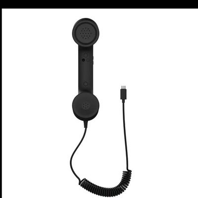 گوشی کلاسیک رومیزی پرودو (Porodo) مدل PD569BK با کانکتور Type-C 📞