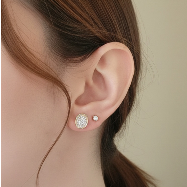 گوشواره فول نگین ژوپینگ