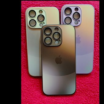 کاور آیفون 15پرو پشت گلس محافظ لنز دار