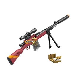 تفنگ kar98k اسنایپر تیر فومی پوکه پران سایز بزرگ 76cm کد k62 اسنایپ کالاف