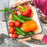 سبد میوه مربع سالوت سایز بزرگ