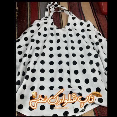 تاپ و شلوارک نخی