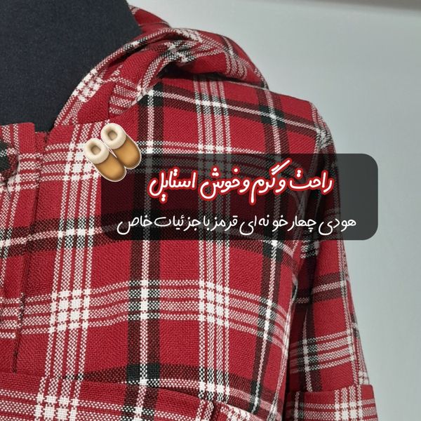 هودی چهارخونه