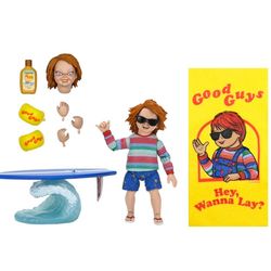 اکشن فیگور چاکی ساحلی Ultimate Surf's Up Chucky 7" Scale Action Figure برند نکا Neca کد 20525