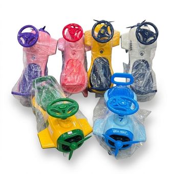 لوپ کار موزیکال چراغدار چرخ ژله ای طرح هواپیما کد 9088