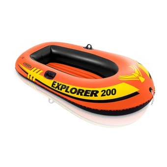 اسباب بازی مدل قایق explorer 200 ـ2 نفره بدون پارو و تلنبه برند اینتکس Intex کد 58330 تحمل وزن 95 کیلو