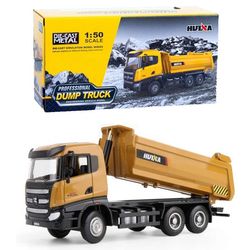 ماکت ماشین کامیون کمپرسی دامپ تراک Dump Truck برند هوینا مقیاس 1.50 کد 1718