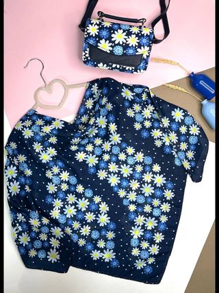 ست کیف و روسری طرح نوجوان کد 23