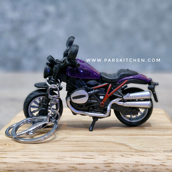 جاکلیدی موتورسیکلت بنفش