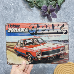 تابلو فلزی نوستالژیک 20*30 طرح ماشین 4
