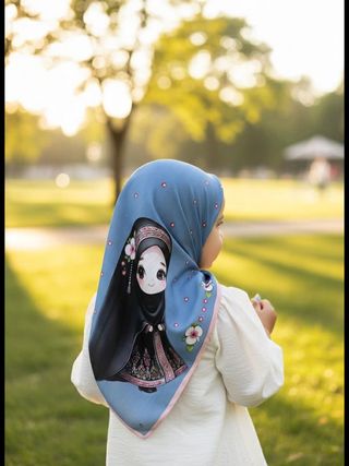 روسری نخی خردسال کد 1