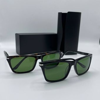 عینک آفتابی مربعی پرسول مدل Po3222S رنگ مشکی