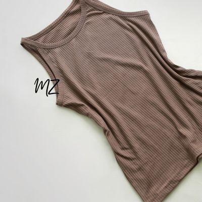 تاپ بیسیک بلند  شکلاتی