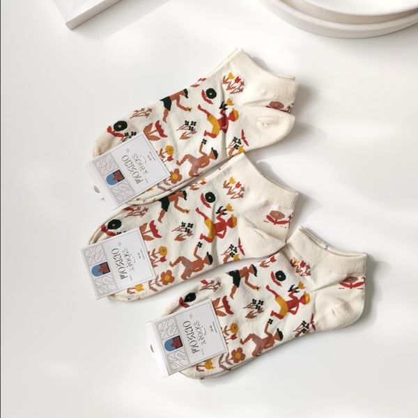 جوراب مچی طرحدار J-MT-05