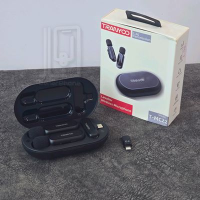 میکروفون دوقلوی دوکاربره برند ترانیو Tranyoo مدل MC22