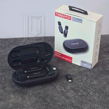 میکروفون دوقلوی دوکاربره برند ترانیو Tranyoo مدل MC22