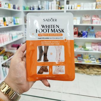 ماسک ورقه ای پا سفیدکننده ویتامین سی و نیاسینامید سادور(اصل)
