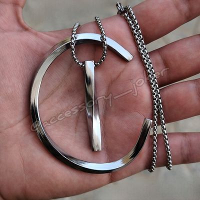 ست بنگل و گردنبند نقره ای