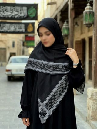 روسری طرح امضا رهبر کد 2