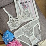 ست لباس زیر توری شکوفه