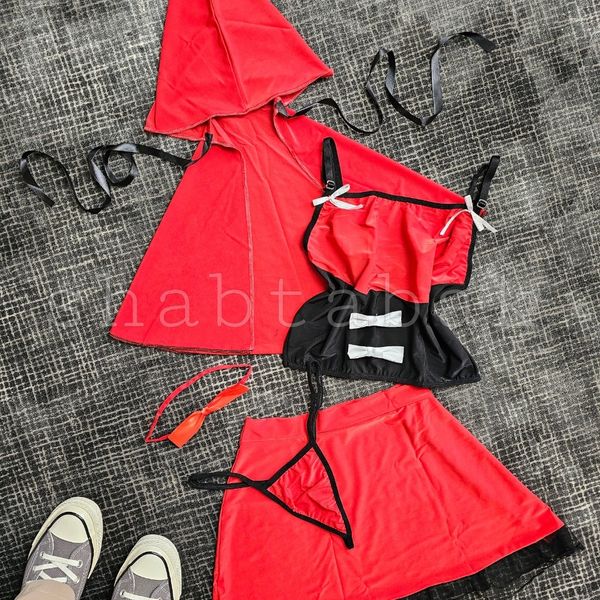 کاستوم فانتزی شنل قرمزی کد 3233