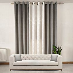 پک 3 تیکه مخمل کالیفرنیا طوسی و کرپ محو ابری رایگان