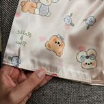تاپ و شورتک ساتن طرح تدی