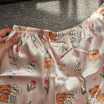 تاپ و شورتک ساتن طرح تدی